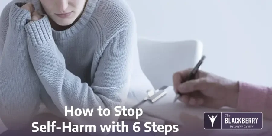 How to Stop Self-Harm with 6 Steps - Blackberry