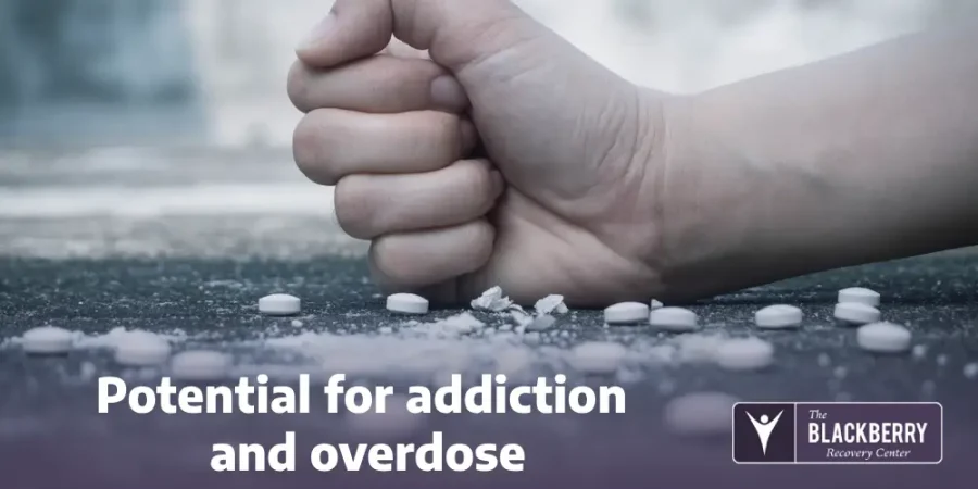 Potential for addiction and overdose