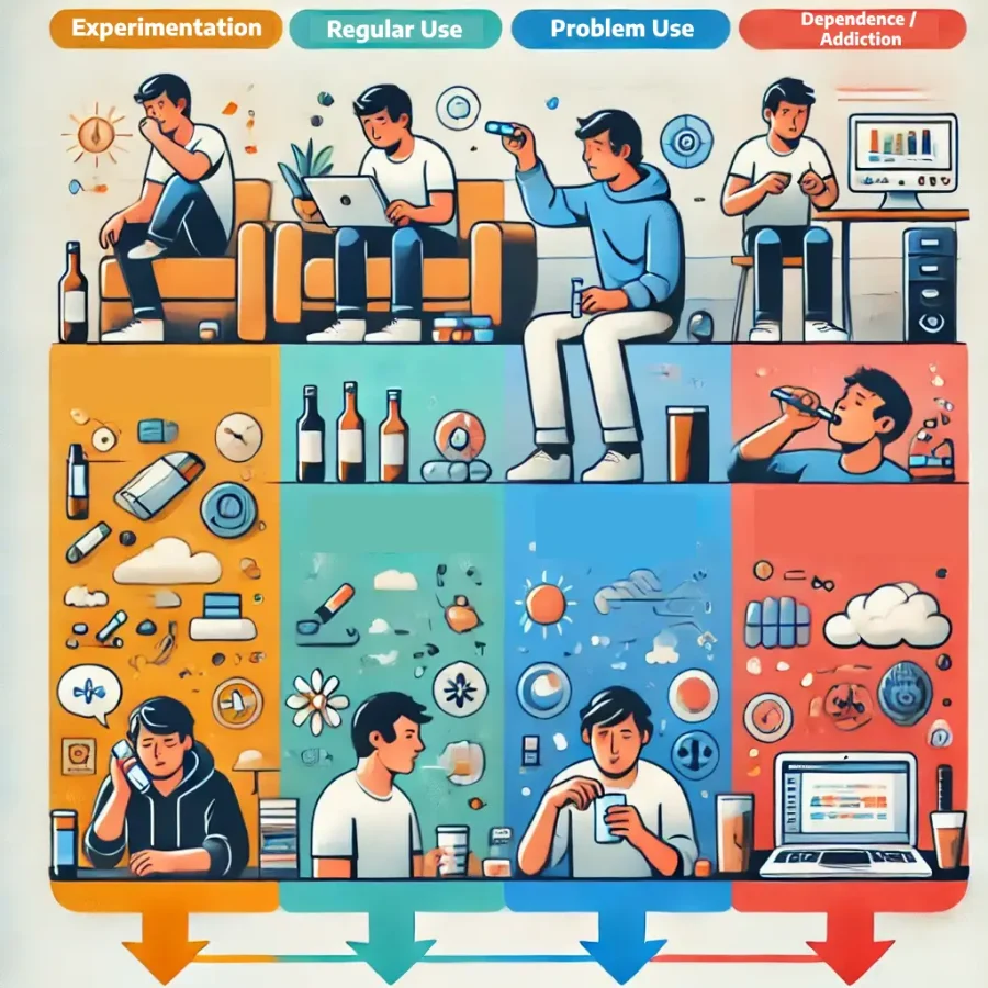 The 4 Stages of Addiction