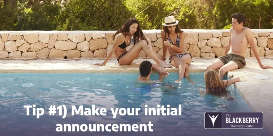 Tip #1) Make your initial announcement